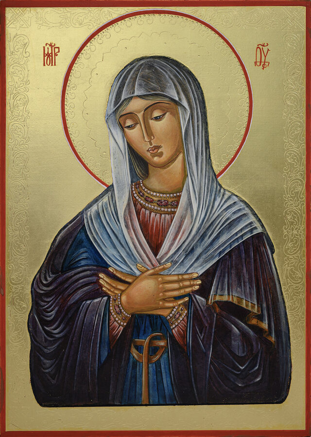 The Umilenie Icon — the whole icon, frontal reproduction